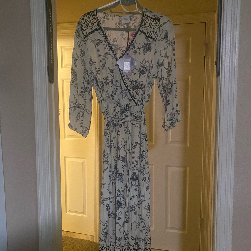 Floral Wrap Dress